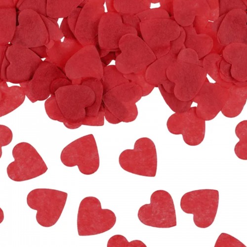 Confetis Corações Vermelhos